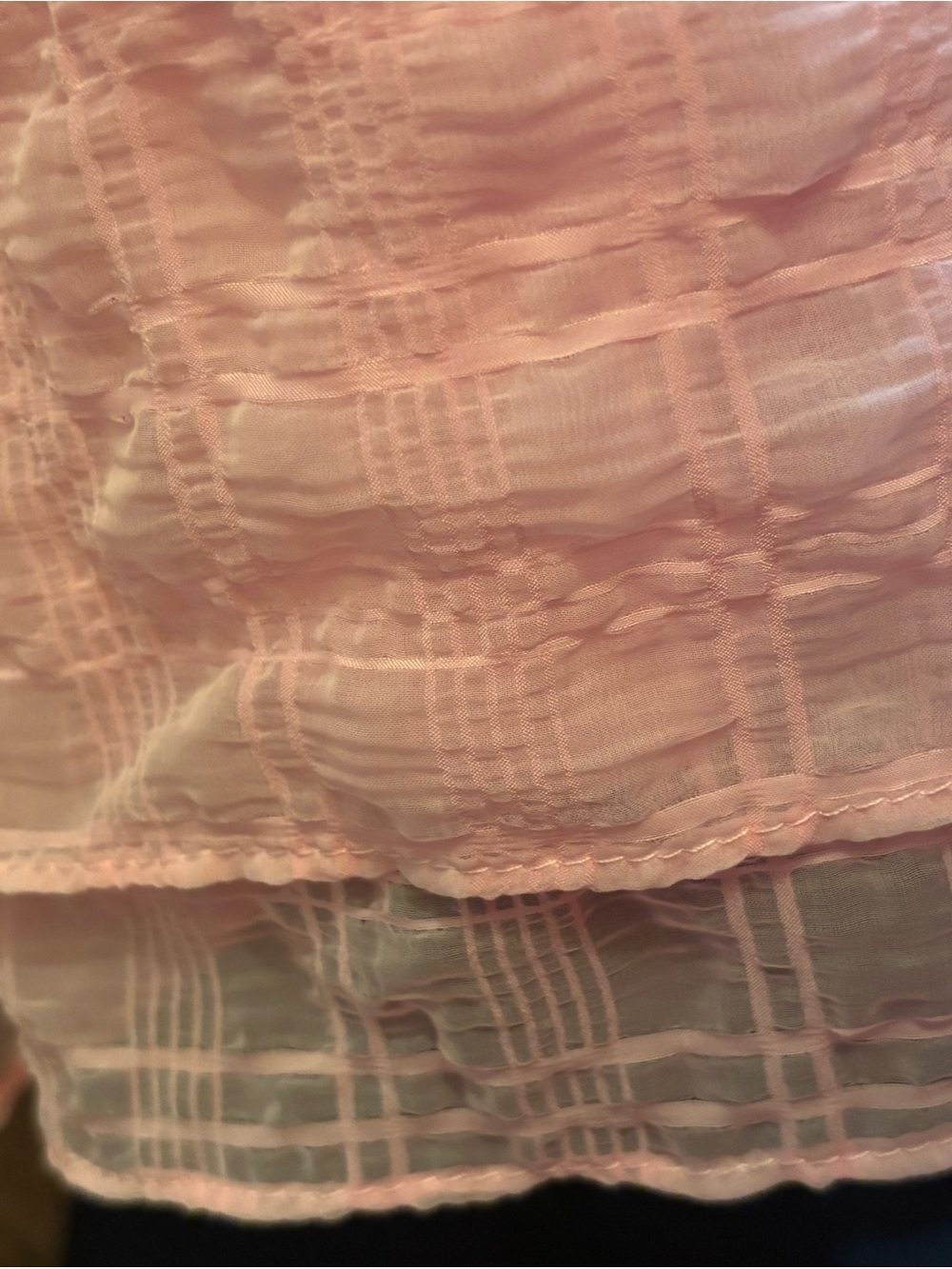 Woman Pink Ruffle Halter Dress - Picture 5 of 7